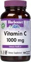 Bluebonnet Διατροφή Βιταμίνη C 1000 Mg Κάψουλες λαχανικών, Ασκορβικό οξύ, για την υγεία του ανοσοποιητικού δέρματος, Vegan, χορτοφάγοι, μη ΓΤΟ, Γλουτένη, χωρίς σόγια & γάλα, Kosher, 180 κόμης