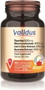 VALIDUS Taurine 800 mg + Glucoronolactone 400 mg + Lion's Claw Extract 100 mg + Guarana Extract 100 mg 60 καψάκια