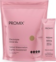 ProMix Beslenme Elektrolytes Toz Hydration Packets - Himalaya Pink Salt, Magnezyum Pyum, C - Salted Watermelon, Işıklı Tatlılık - 30 Hizmet (Geçmiş 30'un Paketi)