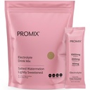 ProMix Beslenme Elektrolytes Toz Hydration Packets - Himalaya Pink Salt, Magnezyum Pyum, C - Salted Watermelon, Işıklı Tatlılık - 30 Hizmet (Geçmiş 30'un Paketi)