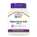 21. Yüzyıl Sağlık Alfa Lipoic Asit 200 mg, 60 Kont Vegetarian Capsules