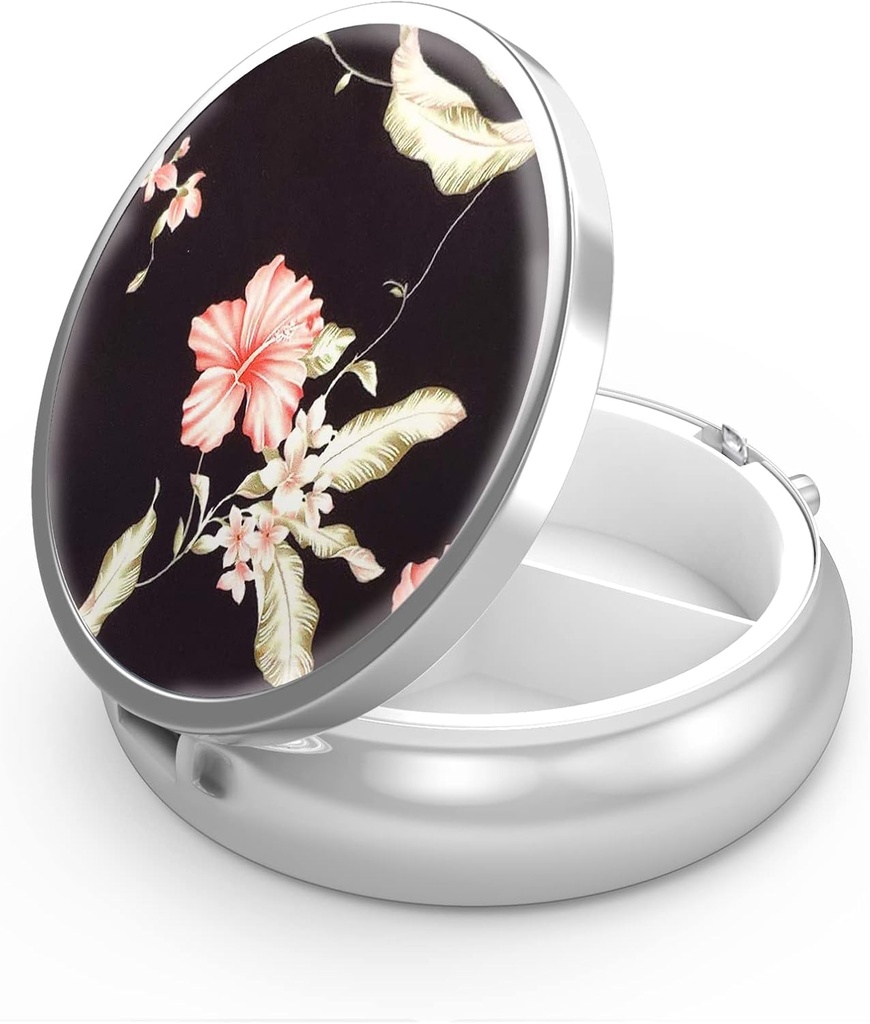 Pill Box 3 Küçük Pill Vakasını Karşılaştırmak, Pocket veya Purse Pill Organize Pill Konteynerleri Vitaminler, İlaçlar, Fish Oil ve Supplements (Morning Glory)