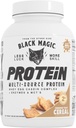 Black Magic protein Toz Whey Egg Casein Kompleksi + Enzymes & MCT'nin Kurtarma 2lbs Cinnamon Tost Cereal Flavor