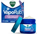 Vicks VapoRub, Lavender Scent, Cough Suppressant, Topical Chest Rub & Analgesic Ointment, Medicated Vicks Vapors, Aches & Pains, 1.76oz