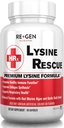 Re+Gen Nutrition Lysine Rescue, Amino Acid Supplement for Stronger Immune Health & Collagen Synthesis in Women & Men, Promotes Lips & Skin Health, Natural, Pure L-lysine, 90 Κάψουλες, 45 ημέρες προσφοράς