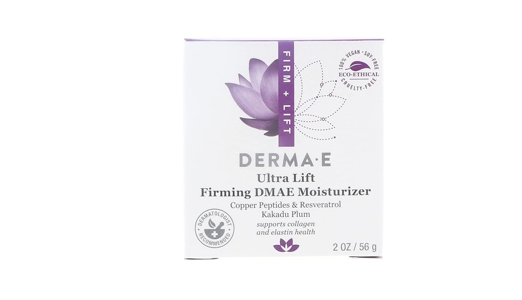 Derma E Şirketiing DMAE Moisturizer Alfa Lipoic Acid & C-Ester, 2 oz ( Pack of 3)
