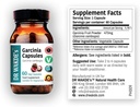 Κάψουλες φρούτων Garcinia του DR WAKDE (Garcinia Cambogia, 60 Veg Caps, φυτικό συμπλήρωμα, Ayurvedic Herb, όλα φυσικά, Vegan)