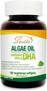 Lovita Algae Oil, Plant Based DHA Alternatif Balık Yağı, Vegan Omega 3, DHA 200 mg, 60 Vejetaryen Yumuşakgels