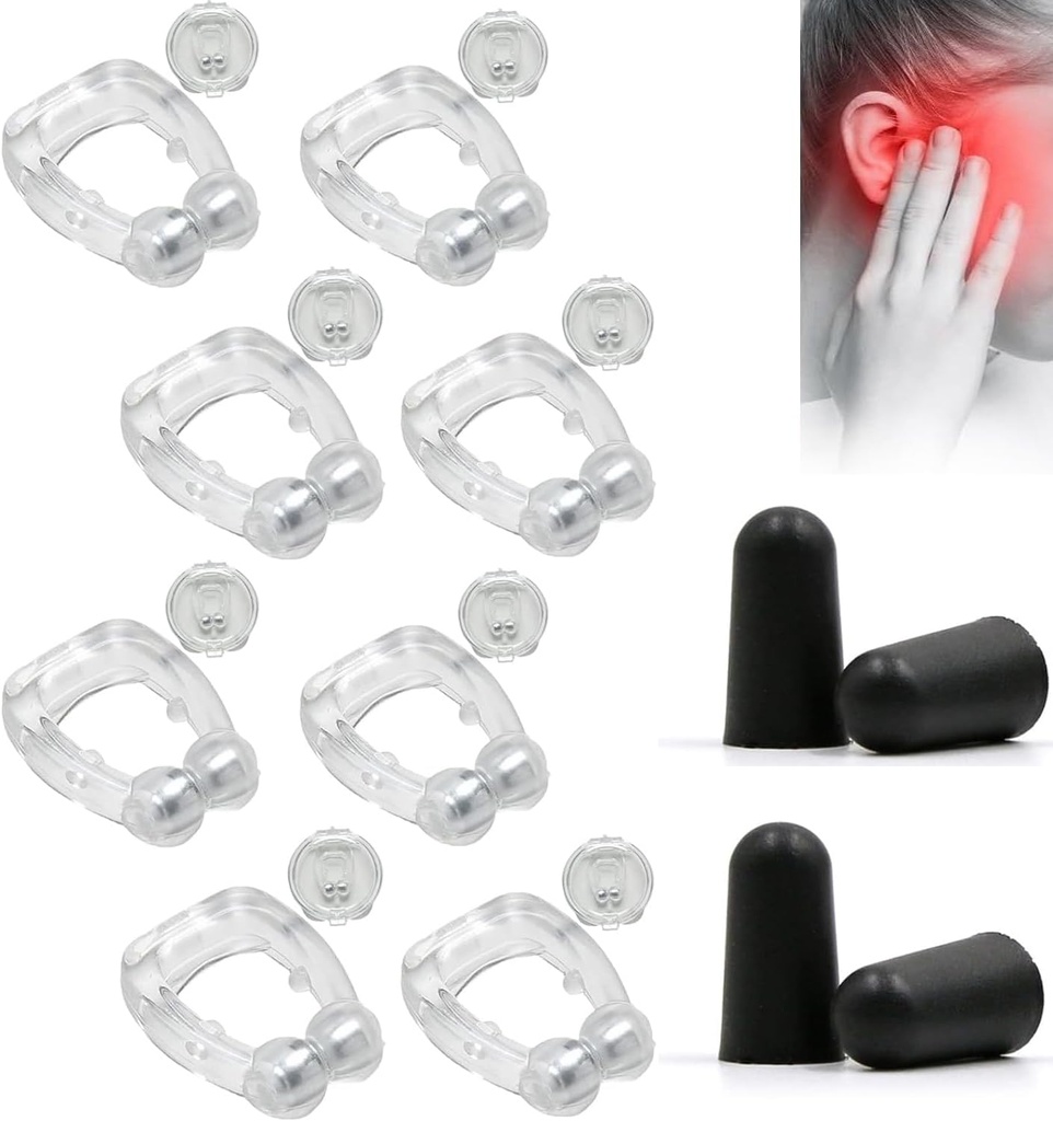 Acupeace Tinnitus Relief Device, Auricalm Tinnitus Relief Device, Tinnitus Ear Cuff Set Stop Ear Ringing (4Pairs)