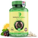 Immune Support Supplement - Natural & Organic Immune ATMs for Yetişkinler - Immunity Support with Vitamin C & Vitamin D, Selen, Ginger, Lemon, Elderberry, Selenium & Çinko - 60 Capsules