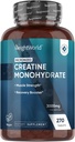 KiloWorld Micronized Tinatine Monohidrat Tabletleri 3000 mg - 3 Ay Supply, Keto-Friendly Vegan Kre Strength için Kadınlar ve Erkekler için - Üçüncü Taraflı Lab Test Edildi - Kretine Capsules 3000 mg - 3 Ay Supply, Keto-Friendly Vegan Kre Strength - Third-Party Lab Tested - Not Kretine Capsules