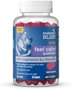 Anne'nin Bliss Çocukları Calm Gummies'i Hissediyor, Calm ve Rahatlamanın Bir Şeyini Destekle, Magnezyum, L-theanine, Sugar Free Raspberry Lemonade Flavor, Age 4+, 60 Gummies