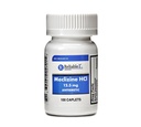 Meclizine 12.5 mg Antiemetic, Hareket Hastalığı 100 Caplets PACK 2