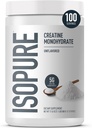 Isopure 100% Saf Kretine Monohidrat Toz, Sugar Free, Unflavored, 5g Kretine Monohidrat, 1.1 Lbs, 100 Hizmet (Pazarlama May Vary)