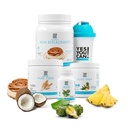 Evet Yapabilirsiniz! Detox Plus Kit, Daily Cleanse Pure Fiber Mealchange, Drink Mix, Shake ATM & Supplement, Body Cleanse Kit for Women, Daily Cleanse - Dulce de Leche, Aloe Vera Peach Lemonade