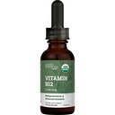 Organik Vegan Vitamin B12 Sublingual Liquid Supplement - 2500 Live Energy, Metabolism Health ve Immune System Support - 1 Fl Oz