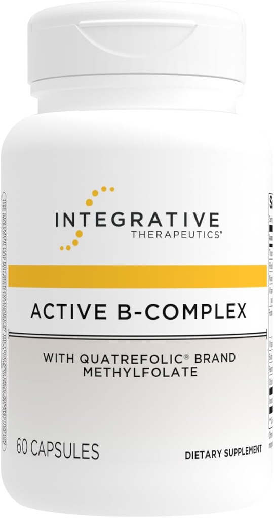 Ολοκληρωτικά Θεραπευτικά Ενεργά B-Complex - Cellular Energy & Heart Health Support with Vitamins B2, B6 & B12* - Υποστηρίζει Νευρικά & Ανοσολογικά Συστήματα* - Χωρίς γαλακτοκομικά & Γλουτένη - 60 Κάψουλες