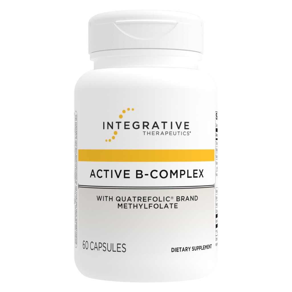 Ολοκληρωτικά Θεραπευτικά Ενεργά B-Complex - Cellular Energy & Heart Health Support with Vitamins B2, B6 & B12* - Υποστηρίζει Νευρικά & Ανοσολογικά Συστήματα* - Χωρίς γαλακτοκομικά & Γλουτένη - 60 Κάψουλες