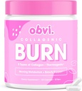 Obvi Collagenic Burn | Collagen Peptide Supplement with Green Tea Extract | 30 Hizmet (120 Capsules)