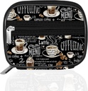 Serfeymi Weekly Travel Pill Organizer Pill Case for Purse with Reforce 7 Day Pill Box, Fashionable Travel Medicine Organizer Pill Konteyner for Medicine, Vitamin, Supplement - Black 02