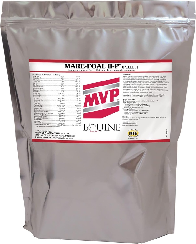 Mare Foal II-P (10lb) Ισορροπημένη πολλαπλή βιταμίνη/ελάχιστο συμπλήρωμα για Mares, Foals & Yearlings