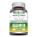 Amazing Formulas Glucosamine Sulfate 1000 mg Capsules Supplement | Non-GMO | Gluten Free | ABD'de (Unflavored)