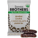 Ayıded Brothers Organic protein Bars, Dark Chocolate (10 Pack) - Plant bazlı Protein Gluten Free Vegan, Non-GMO Sağlıklı Snacks for Yetişkinler Good Source of Fiber Fiber