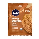 GU Energy Stroopwafel Salty's Caramel Sports Beslenme Waffle, Caffeine-Free, ve Kosher süt, Herhangi Bir Çalışma için On-Go Enerji, 16 Count Count Count