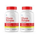 (2 Pack) Glyco Renew Blood Support Supplement - Glyco Renew Pills Original Formula Glycogen Clean Advanced Extra Strength, Glycol Renewal Capsules Renewed Natural Materialss (120 Capsules)