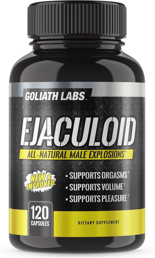Goliath Labs Men's Energy Branson Capsules [120 Capsules/Bottle] Natural Stamina ATM Pills for Men More Volume - Multivitamin En Zenginleştirilmiş Performansı