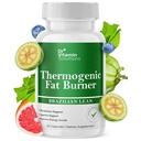 DR VITAMIN SOLUTIONS Thermogenic Fat Burner Brezilyalı Lean, Women, Waist Trimmer & Supplements for Bloating for Women & Men, 60 Capsules