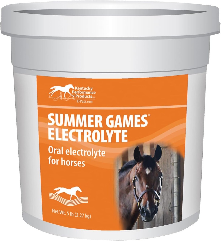 Kentucky Performans Ürünler Yaz Oyunları Elektrolyte Horse Supplement, 5 Pound Konteyner
