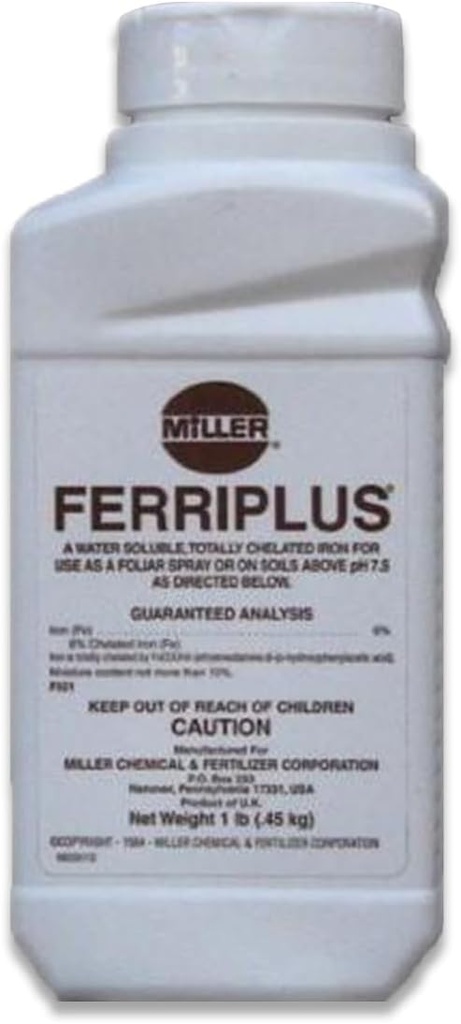 MILLLER Ferriplus% 6 Chelated Iron 1 lb