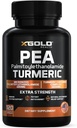 Pea Palmitoyl etanolamid + Turmeric Curcumin Kompleksi - 1600 mg Micronized% 99 &% Curcuminoids - Yüksek Potency Ortak Destek, Hareketlilik ve Rahatlık - ABD'de Made in USA