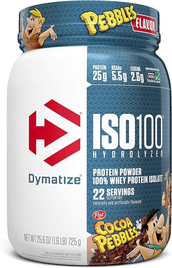 ISO100 Hydrolyzed 100 Whey Protein Isolate Cocoa Pebbles (1.4 Lbs. / 20 Hizmet)