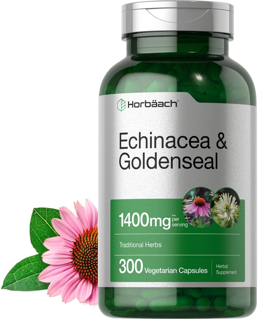 Horbäach Echinacea Goldenseal Κάψουλες 