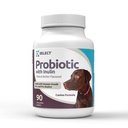 K9 Köpekler için Probiyotik seçin, Inulin - 90 Chewable Tabletler - Sağlıklı Digestion ve Nutrient Abors - Dog Probiyotiks and Digestive Enzymes - Köpekler için Probiyotikler