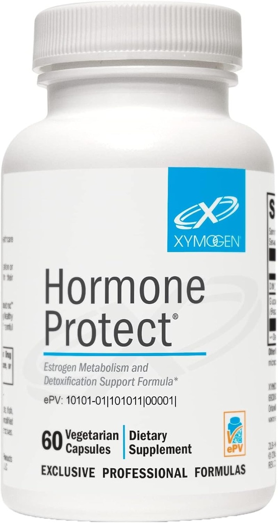 XYMOGEN Hormone Protect - Dim Supplements for Women with Glucoraphanin from Broccoli Extract - Promote Detoxification, Balance & Protect Estrogen Sensitive Tissues in The Breast & More (60 Capsules)