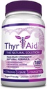ThyrAid - Tiroid Tamam - Iodine, Kelp, Ashwagandha - Vegan - 1 Şişe (3 Ay Supply, 180 Capsules)