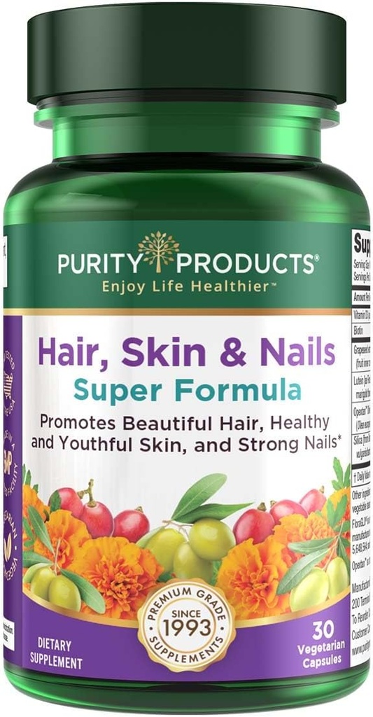 Saf Ürünler - Saç, Skin ve Nails Super Formula,30 Capsules