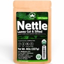 Nettle Tea - 8Oz (REAL WILD HARVEST) | 100% USDA sertifikalı ORGANIC | Loose Leaf (Urtica Dioica aka Sting Nettle) Cut & Sifteded