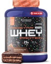 Ultimate Nutrition Prostar Whey Protein Powder Isolate, Chocolate Birthday Cake - Χαμηλό Καρβίδιο, Υψηλής πρωτεΐνης σκόνης Shake για μυϊκή αύξηση & ανάκτηση - Χαμηλό Νάτριο, Χαμηλού Πάχους & Κέτο Φιλικό - 5.28 lbs Tub