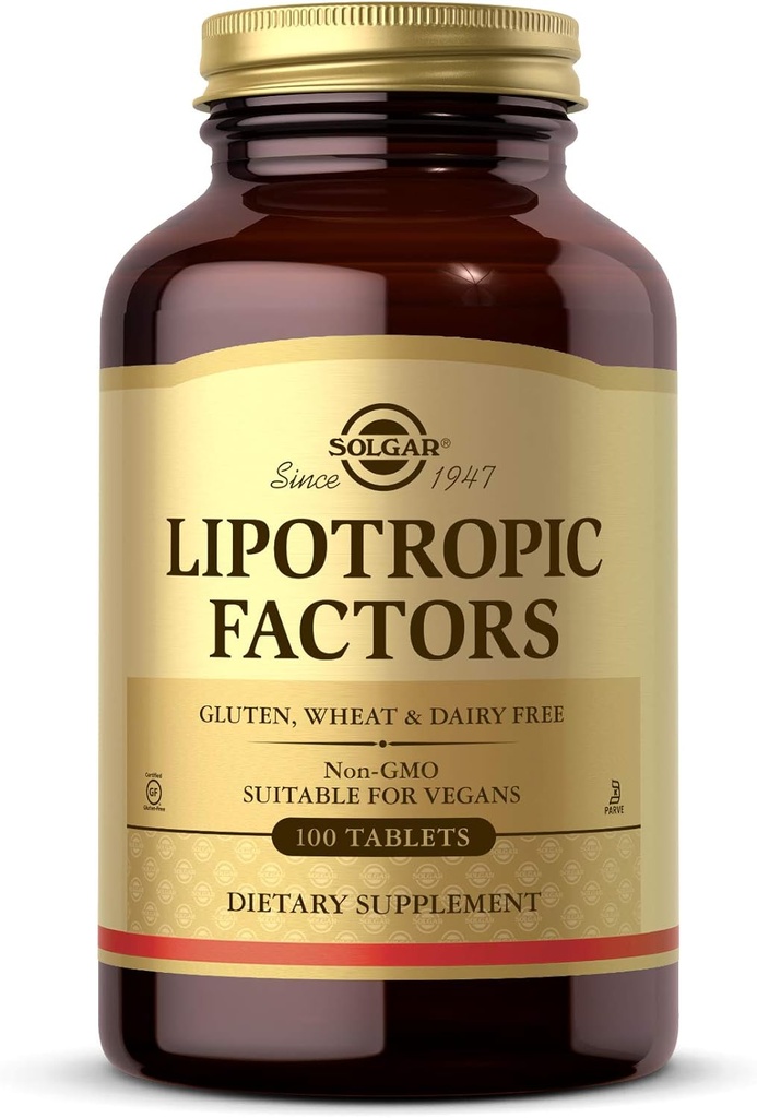 Lipotropic Faktörler Solgar 100 Tabs