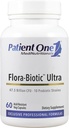 Hasta One Flora-Biotic Ultra | Probiyotik Supplement to Support Balanced Intestinal Flora* | 47.5 CFU Plus 10 Probiyotik Strains | 60 Capsules