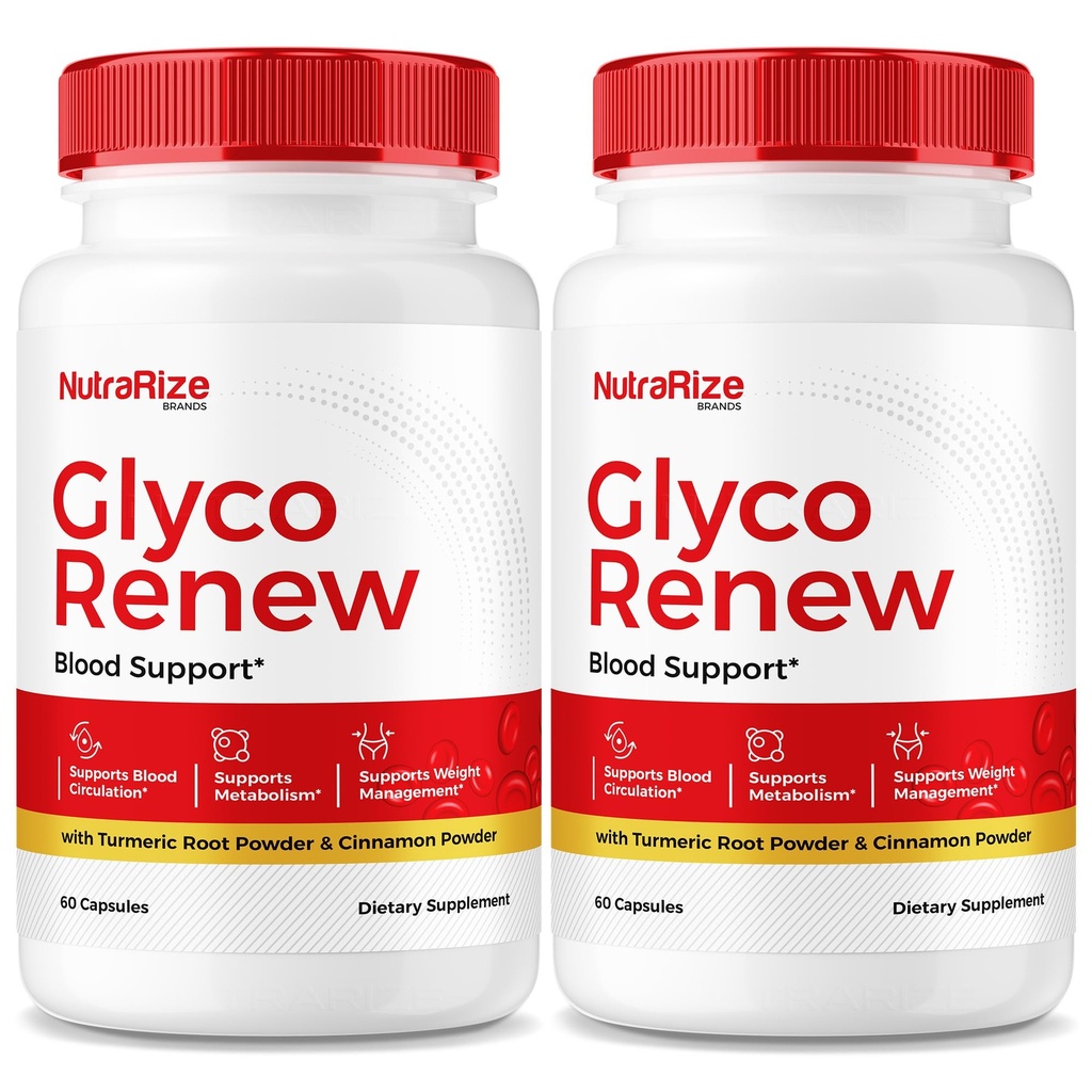 NutraRize (Pack of 2 Glyco Renew Pills, All Natural Blood Support Formula, Maximum Strength Supplement to Reservate Stable Levels, Your Journey Towards Health, Official Reviews (120 Κάψουλες)