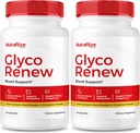 NutraRize (Brook of 2 Glyco Renew Pills, All Natural Blood Support Formula, maximum Strength Supplement to maintain Stable Levels, Your Journey to Health, Resmi İncelemeler (120 Capsules)