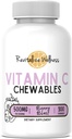 C Chewables | 500 mg Vitamin C as Ascorbik Asit per Service | Berry Blast Flavor | 60 Servisler