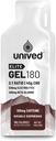 Unived Elite Gel 180-2:1 Beta Alanine & Essential Electrolytes ile Basit ve Kompleks Karbs - Endurance Athletes Runners & Cyclists -180kcal - Double Espresso - 100 mg Caffeine - 6 Paket