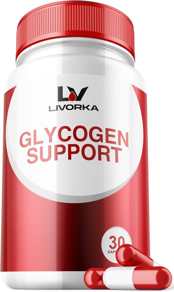 1 συσκευασία - Glycogen Υποστήριξη, Glycogen Control Advanced Formula, Glycogen Κάψουλες, Glycogen Fix με ισχυρά συστατικά, 30 κάψουλες ανά φιάλη για 30 ημέρες