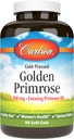 Carlson - Golden Primrose, 1300 mg Evening Primrose Oil, Cold-Pressed, Healthy Skin, Women's Health & Optimal Wellness, 90 Softgels